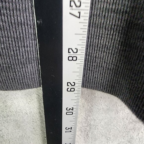 Mens Gray Van Heusen Pullover Sweater 1/4 Zip Long Sleeve Mock Neck Size XL - Picture 10 of 12